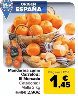 Carrefour El Mercado - Mandarina Zumo