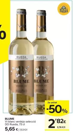 Blume - Vi Blanc Verdejo Selecció DO Rueda