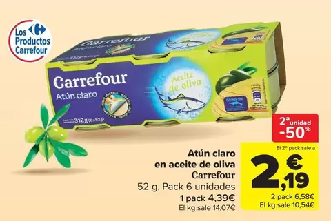 Carrefour - Atun Claro En Aceite De Oliva