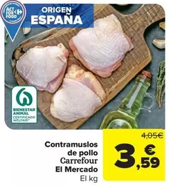 Carrefour El Mercado - Contramuslos De Pollo 