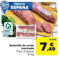 origen - Solomillo De Cerdo Marinado