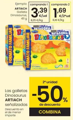 Artiach - Galleta Dinosaurus