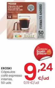 Eroski - Capsulas Cafe Espresso Intenso