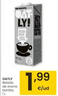 Oatly - Bebida De Avena Barista
