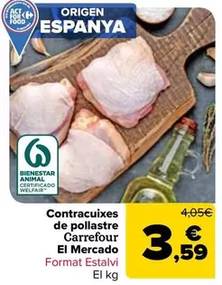 Carrefour El Mercado - Contramuslos  De Pollo  