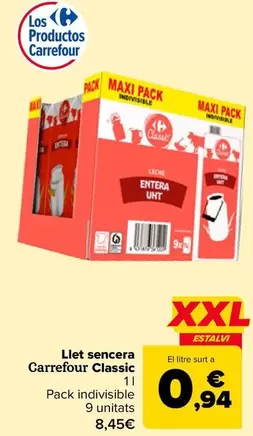 Carrefour Classic - Leche Entera  