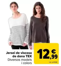 Tex - Jersey Viscosa Mujer