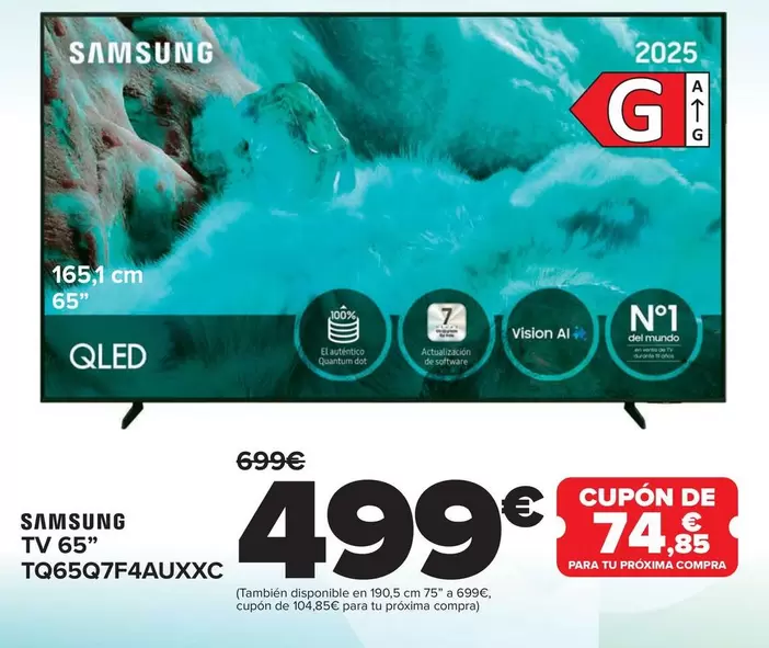 Samsung - TV 65" TQ65Q7F4AUXXC