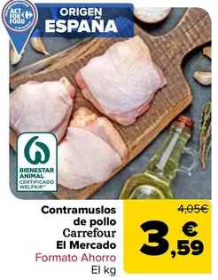 Carrefour El Mercado - Contramuslos  De Pollo  