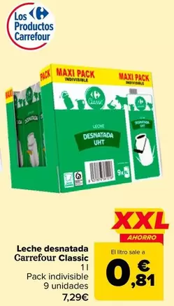 Carrefour Classic - Leche Desnatada  