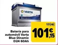 Varta - Batería Para Automóvil Blue Dinamic D24 60Ah