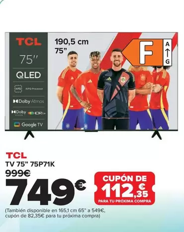 TCL - TV 75" 75P71K