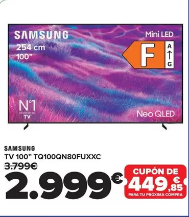 Samsung - TV 100" TQ100QN80FUXXC
