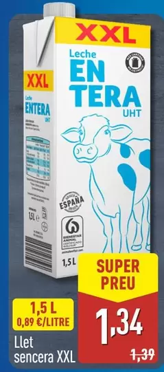 Llet Sencera XXL
