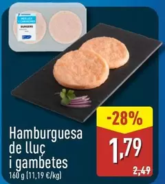 Hamburguesa De Lluç I Gambetes