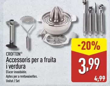 Crofton - Accessoris Per A Fruita I Verdura