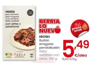 Eroski - Rabo Estofado Con Setas