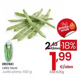 Eroski - Judia Plana