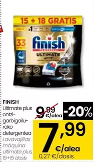 Finish - Lavavajillas Maquina Ultimate Plus