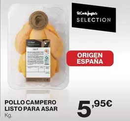El Corte Inglés - Pollo Campero Listo Para Asar