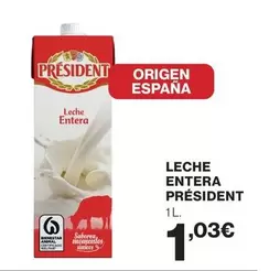 Président - Leche Entera