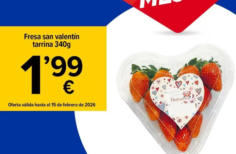 san - Fresa San Valentín Tarrina