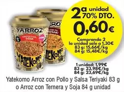 Yatekomo - Arroz Con Pollo Y Salsa Teriyaki