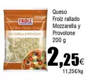 Froiz - Queso  Rallado Mozzarella Y Provolone