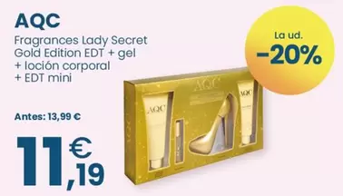 Gold - Fragrances Lady Secret Edition Edt + Gel + Loción Corporal + Edt Mini