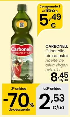 Carbonell - Aceite De Oliva Virgen Extra, 1 L