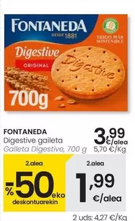 Fontaneda - Galleta Digestive
