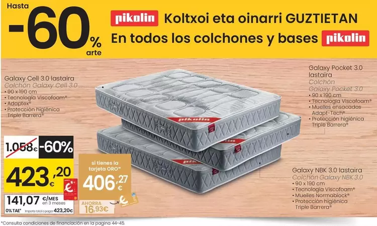 Pikolin - Colchon Galaxy Cell 3.0