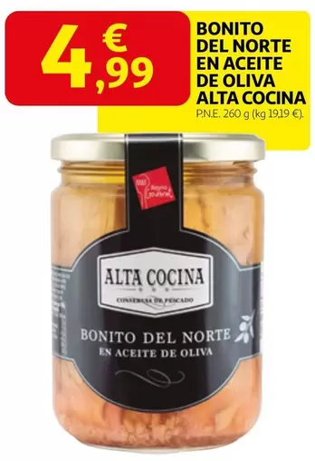 Alta Cocina - Bonito Del Norte En Aceite De Oliva