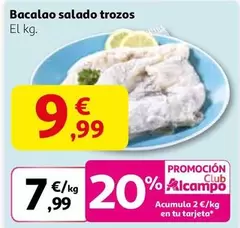 alcampo - Bacalao Salado Trozos
