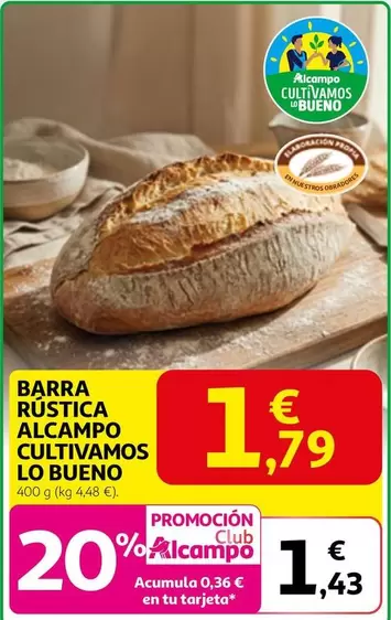 Alcampo - Barra Rustica 