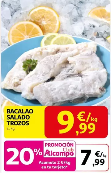 alcampo - Bacalao Salado Trozos