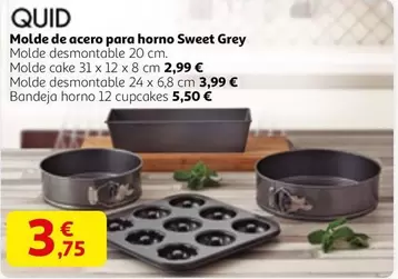 Quid - Molde De Acero Para Horno Sweet Grey