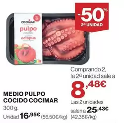 cocimar - Medio Pulpo Cocido