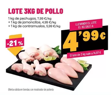 Lote 3Kg De Pollo