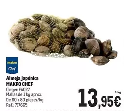 makro - Chef Almeja Japonica