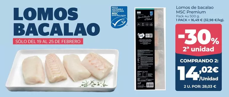 Premium - Lomos De Bacalao MSC