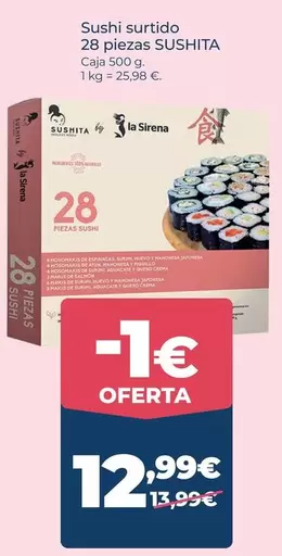 Sushita - Sushi Surtido 28 Piezas