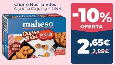 Maheso - Churro Nocilla Bites