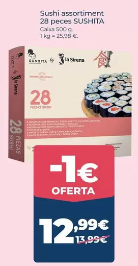 Sushita - Sushi Assortiment 28 Peces