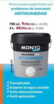 Montó - Antihumedad - Blanca 4l