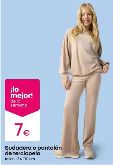 Sudadera O Pantalon De Terciopelo