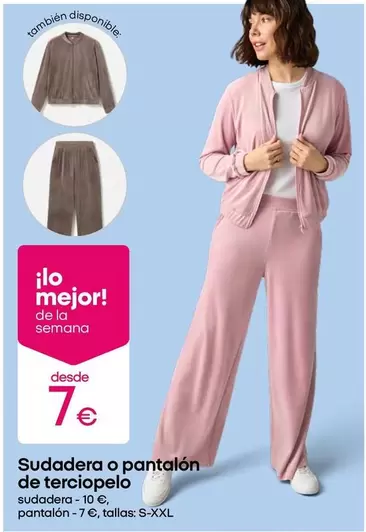 Sudadera O Pantalon De Terciopelo