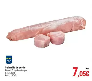 chef select - Solomillo De Cerdo