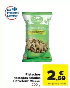 carrefour - Pistachos Tostados Salados Classic