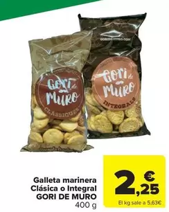 Galleta Marinera Clasica O Integral